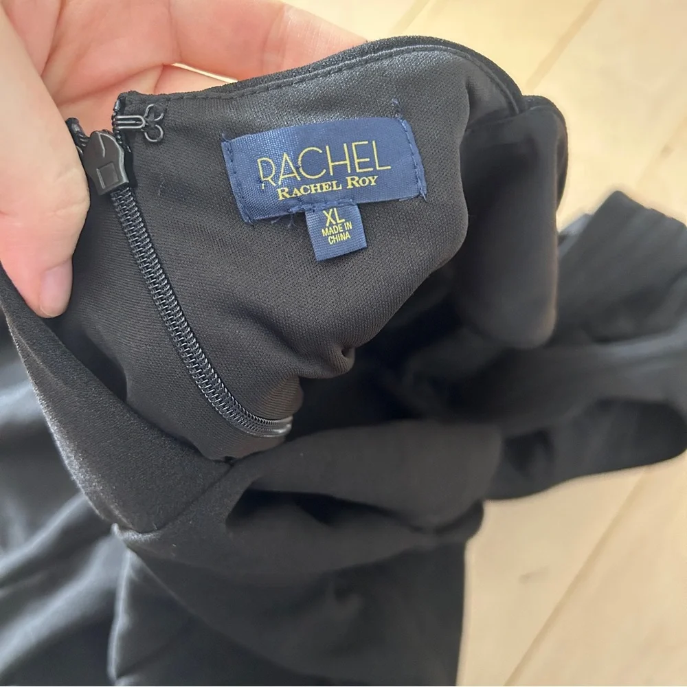 Rachel Roy Black Crossover Neck Jumpsuit - Picture 6 of 6